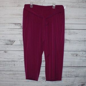 Lane Bryant Wide Leg tie waist Comfy Pants Size 26/28